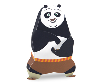 Kung Fu Panda 2 Papercraft
