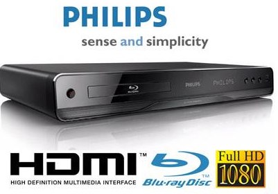 Blu Ray Player Philips Bdp3100x_78 1080p, Bd Live Ready, Easy Link, Usb Frontal - Saraiva.com.br