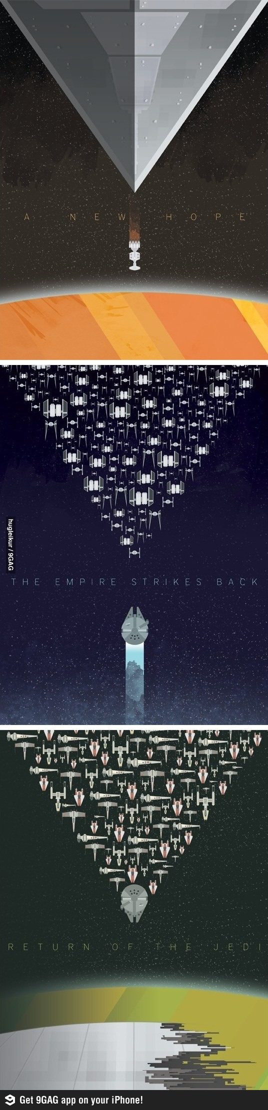 Posters de Star Wars como você nunca viu