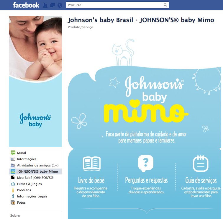 Rede Social para acompanhar seu Padawan - Johnson's Baby Mimo