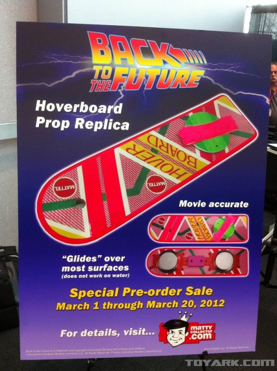 Hover Board para 2012 - De Volta para o Futuro