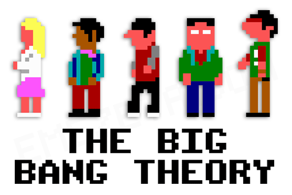 Big Bang Theory em 8 bits
