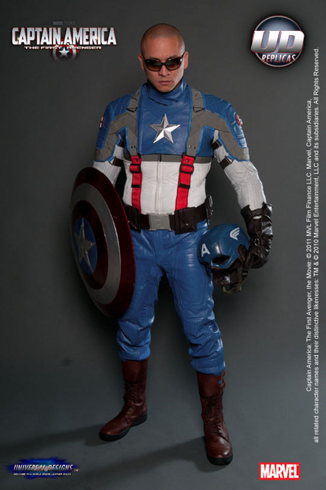 Capitão América - Roupa Moto