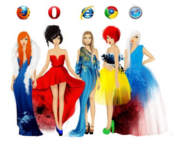 E se os navegadores fossem vestidos