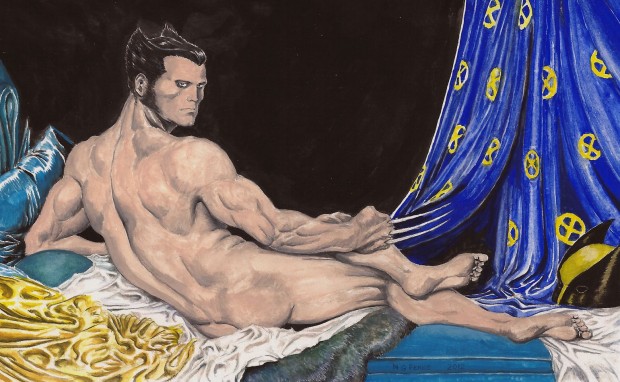 Odalisca, de Jean-Auguste Ingres com Wolverine