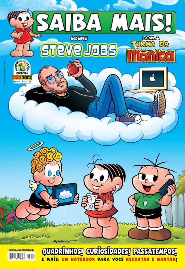 Steve Jobs em a Turma da Mônica