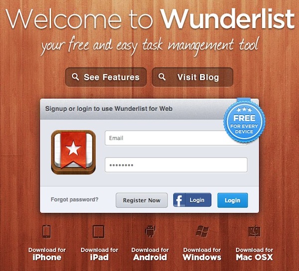 Wunderlist - A Lista para casais