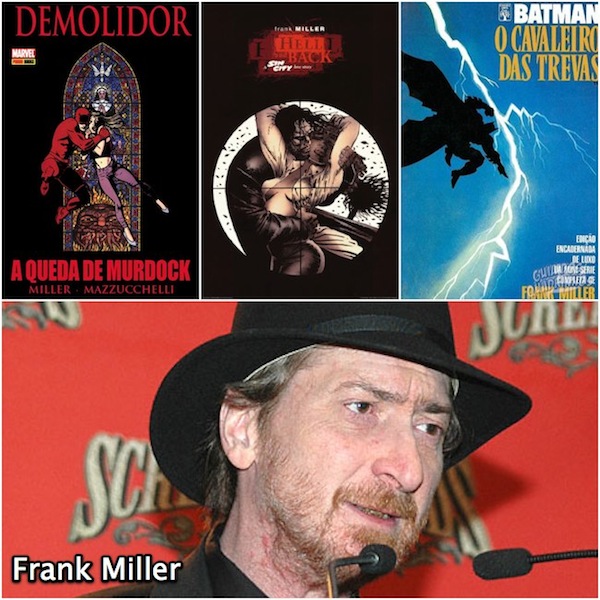Demolidor, Sin City e Batman de Frank Miller