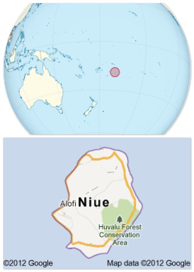 Rocha da Polinésia Niue
