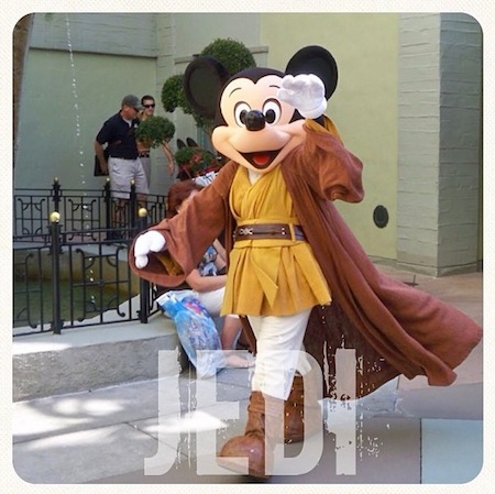Mickey Jedi - Star Wars e Lucas Film