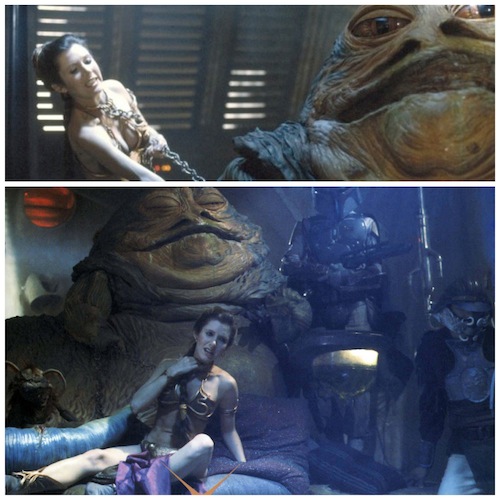 Jabba e Leia - Bolsa