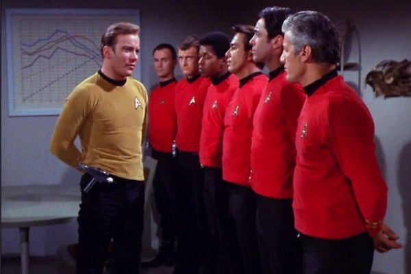 red shirts - Os camisa vermelha Star Trek