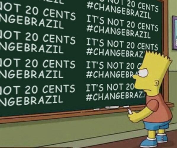 Simpsons vai retratar em um episódio os protestos realizados no Brasil - Hoax