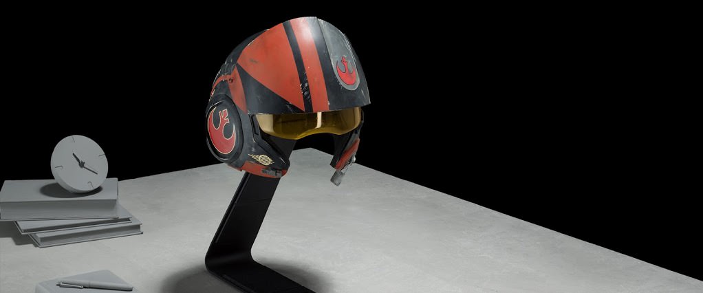 Poe Dameron X-Wing Helmet 01