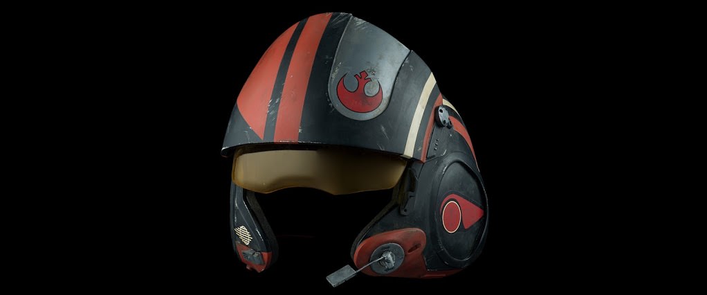 Poe Dameron X-Wing Helmet 02