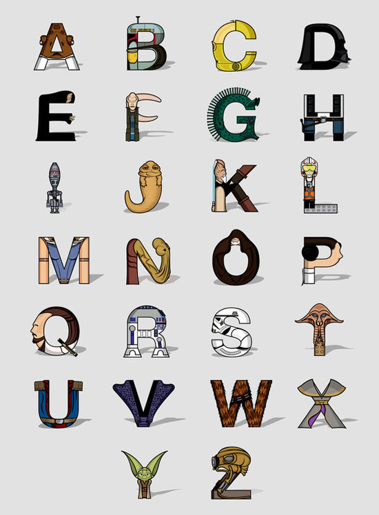 Alfabeto Star Wars