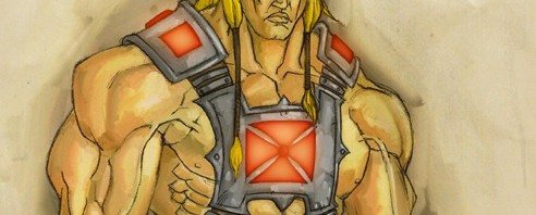 desenhos nerds he-man ilustração