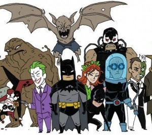 mini herois e viloes