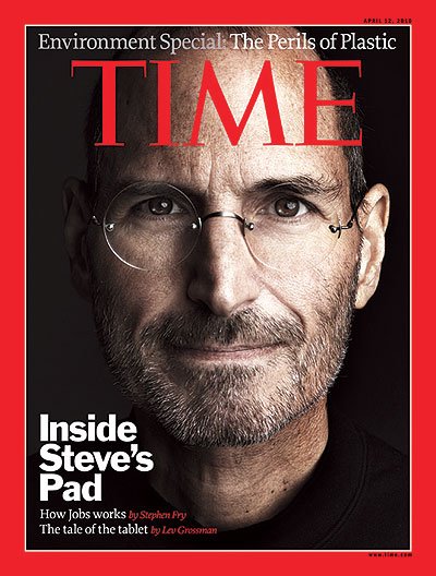 Steve Jobs e 07 capas da Times