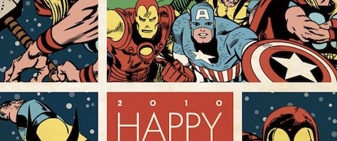 Cartões de Fim de Ano – Marvel e DC Comics