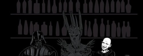 A happy hour de três Dark Lord