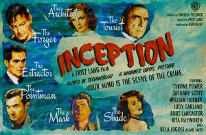 Cinema em um mundo paralelo INCEPTION