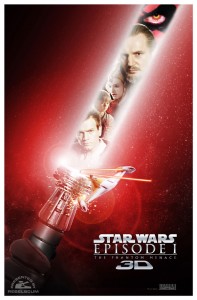 Star Wars – Episódio I A Ameaça Fantasma 3D poster