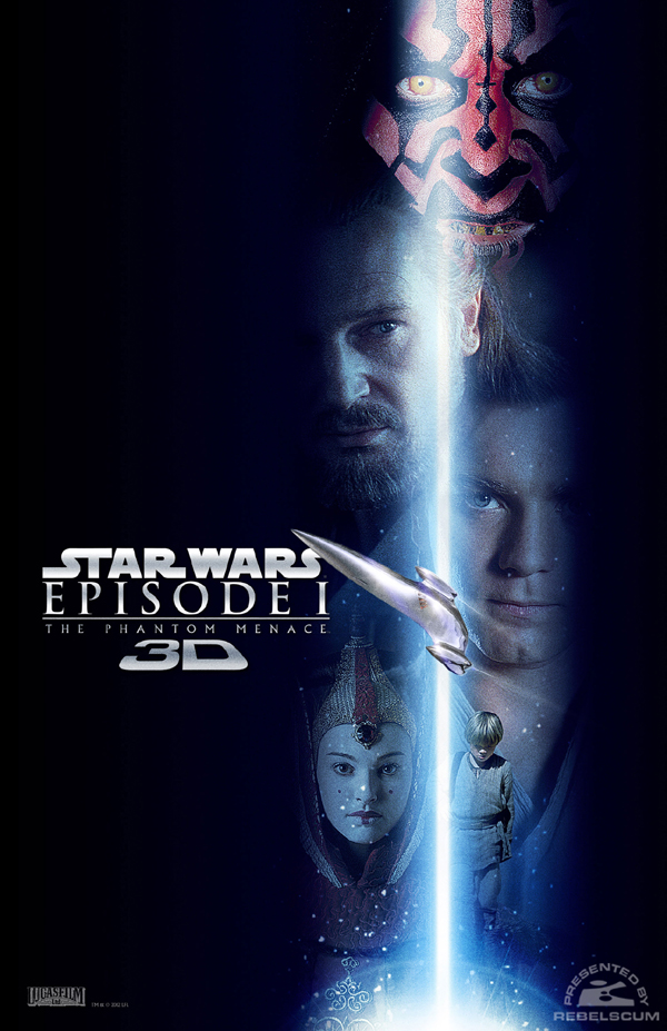 Star Wars – Episódio I A Ameaça Fantasma 3D poster