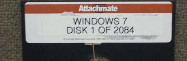 Tweet Favorito #08 – Windows 7 em disquete by @pabloprime