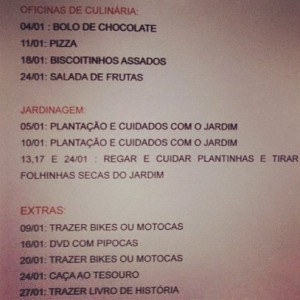 agenda do padawan
