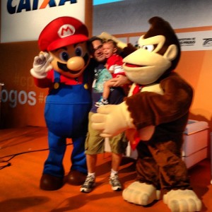 Adeus Mario Bros para o Padawan. Traumatizei o moleque