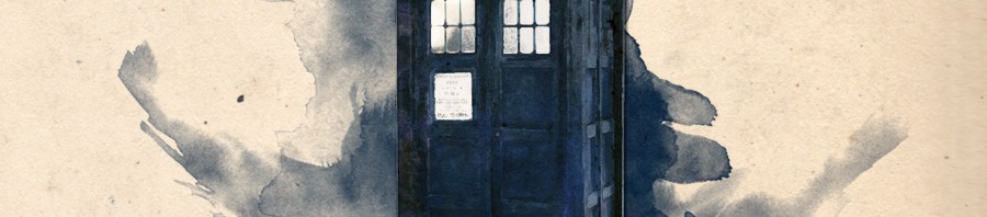 Dr. Who em aquarela