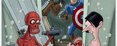 Qual a legenda? #3 -Capitão América, Hitler e Caveira Vermelha