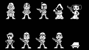 Adesivo Família Feliz - Star Wars