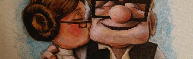 Alguém te ama: Leia e Han Solo + Up