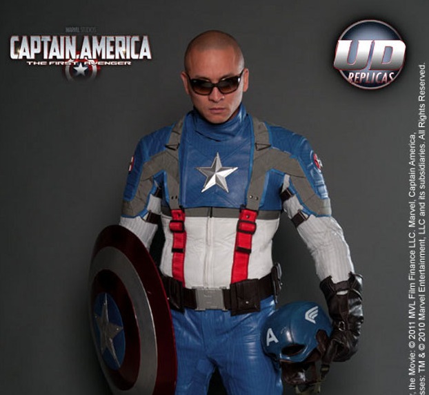 Capitão América - Roupa Moto