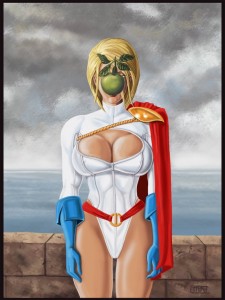 Personagens dos quadrinhos em Obras de Arte