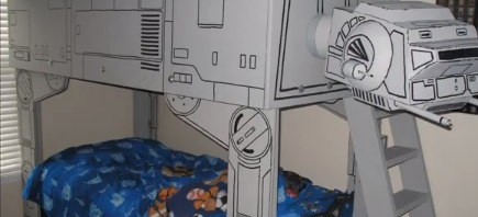 Star Wars Imperial Walker Loft Bed - YouTube