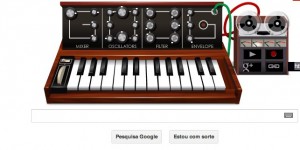 Doodle Bob Moog tocando o tema do Darth Vader