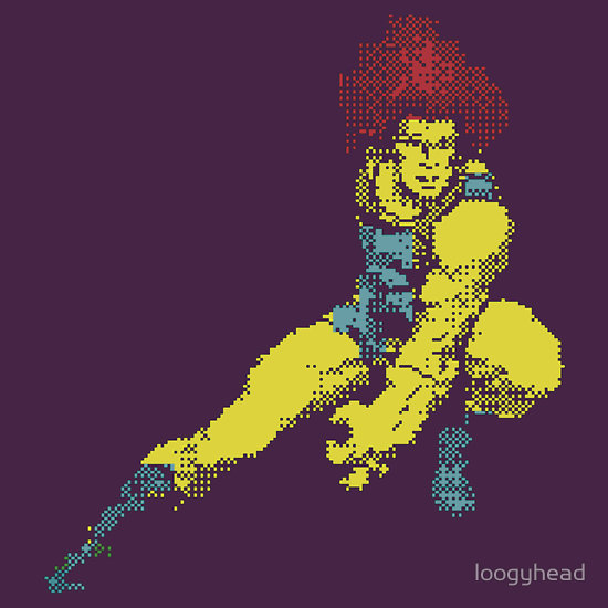 Estampas Pixeladas de ícones dos anos 80