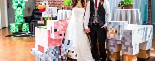 Casamento em Pixel – MineCraft