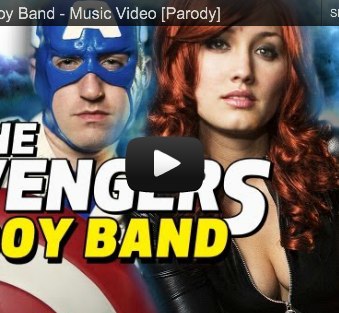 The Avengers Boy Band - MEUS OLHOS!!!! - vingadores legenda filme critica