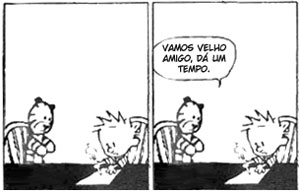 A continuação da tirinha mais triste do Calvin e Haroldo