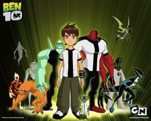 Ben 10 Batman Superman Mulher-Maravilha e o Aquaman juntos