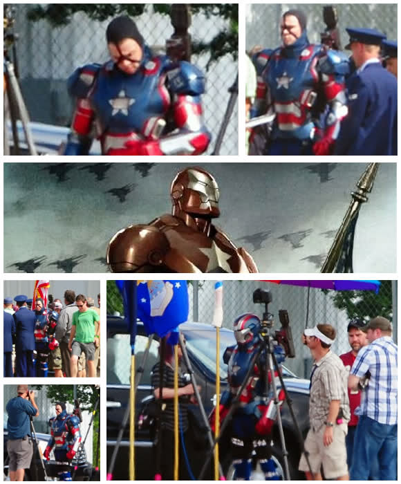 Patriota de Ferro no filme Homem de Ferro 3