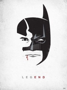 Pôsters Minimalistas do filme Batman O Cavaleiro das Trevas Ressurge