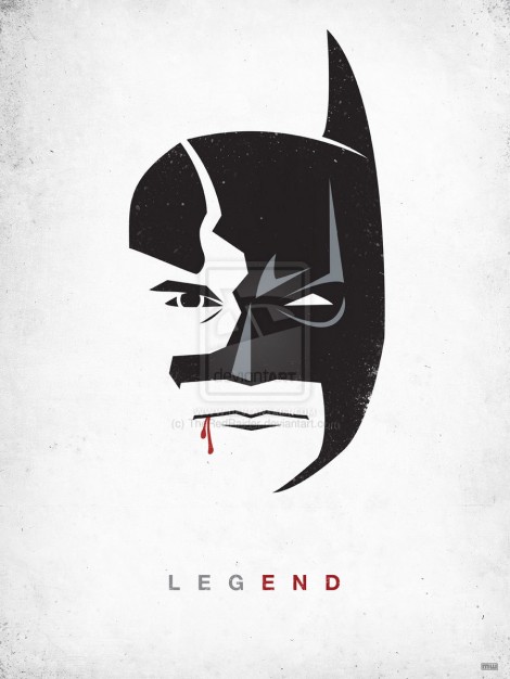 Pôsters Minimalistas do filme Batman O Cavaleiro das Trevas Ressurge