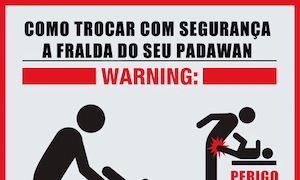 Troque com segurança as fraldas do Padawan