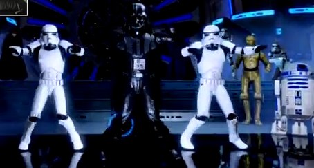 Vader e o Imperador dançam em Star Wars Kinect