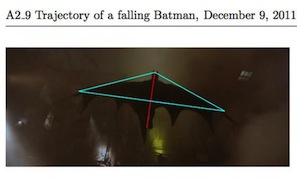Triste notícia - Batman não pode planar